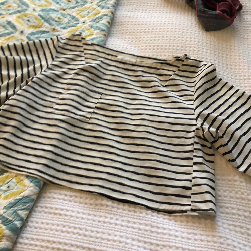 Striped crop top